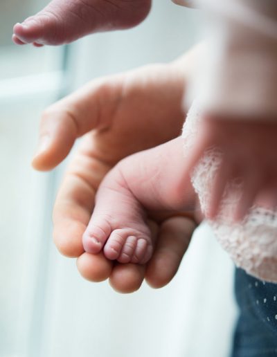Neugeborenes im Krankenhaus Döbling